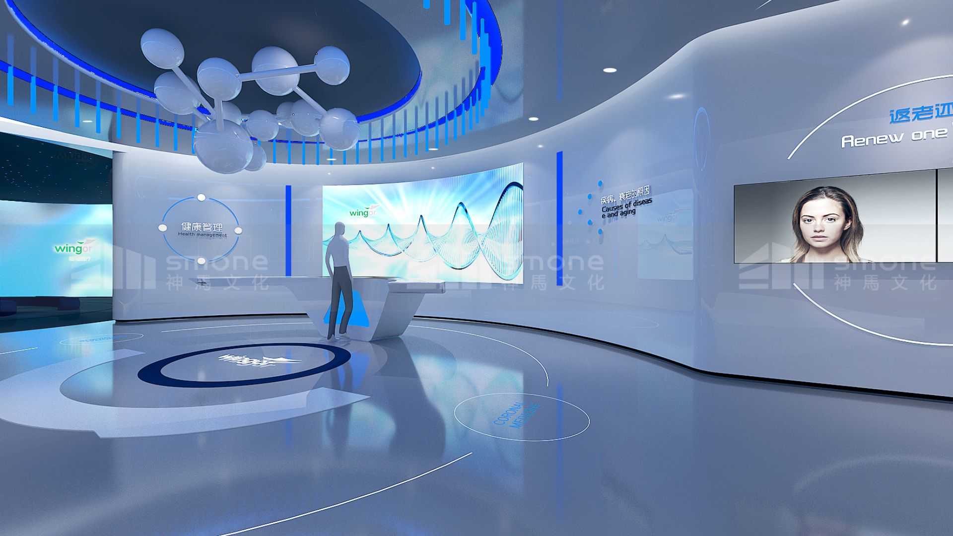 告別無效展示！神馬文化生物醫(yī)療展廳設計如何精準觸達受眾